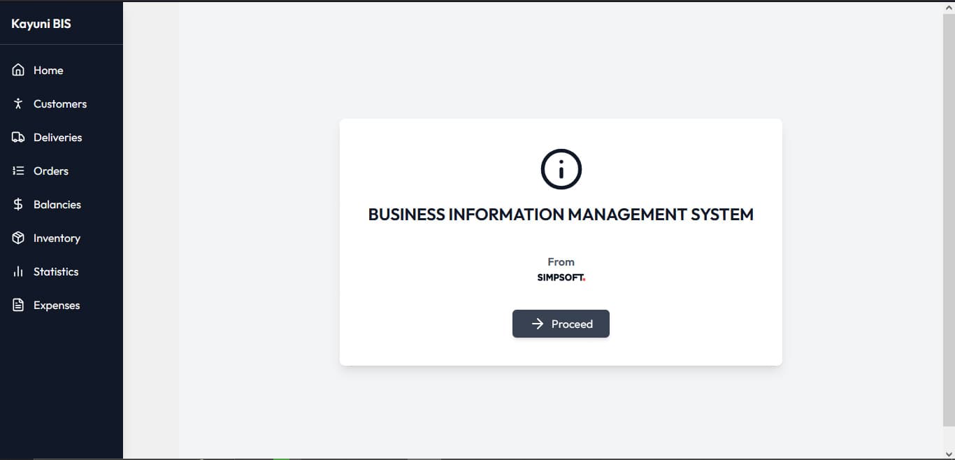 Business Info Management System